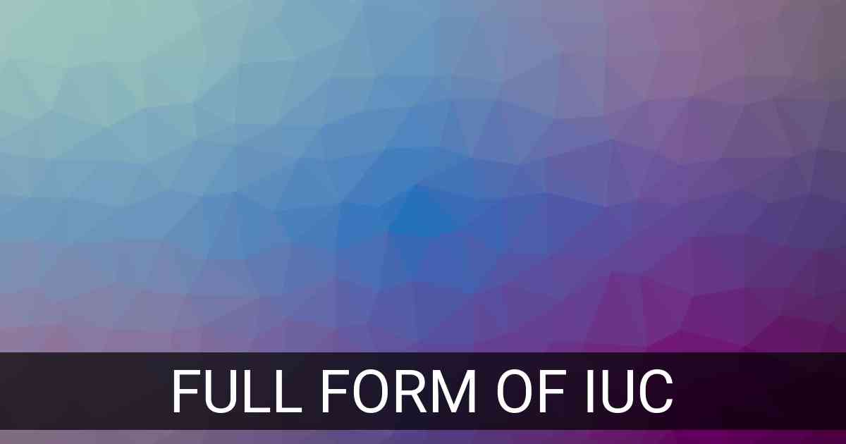 Full Form of IUC in Telecom